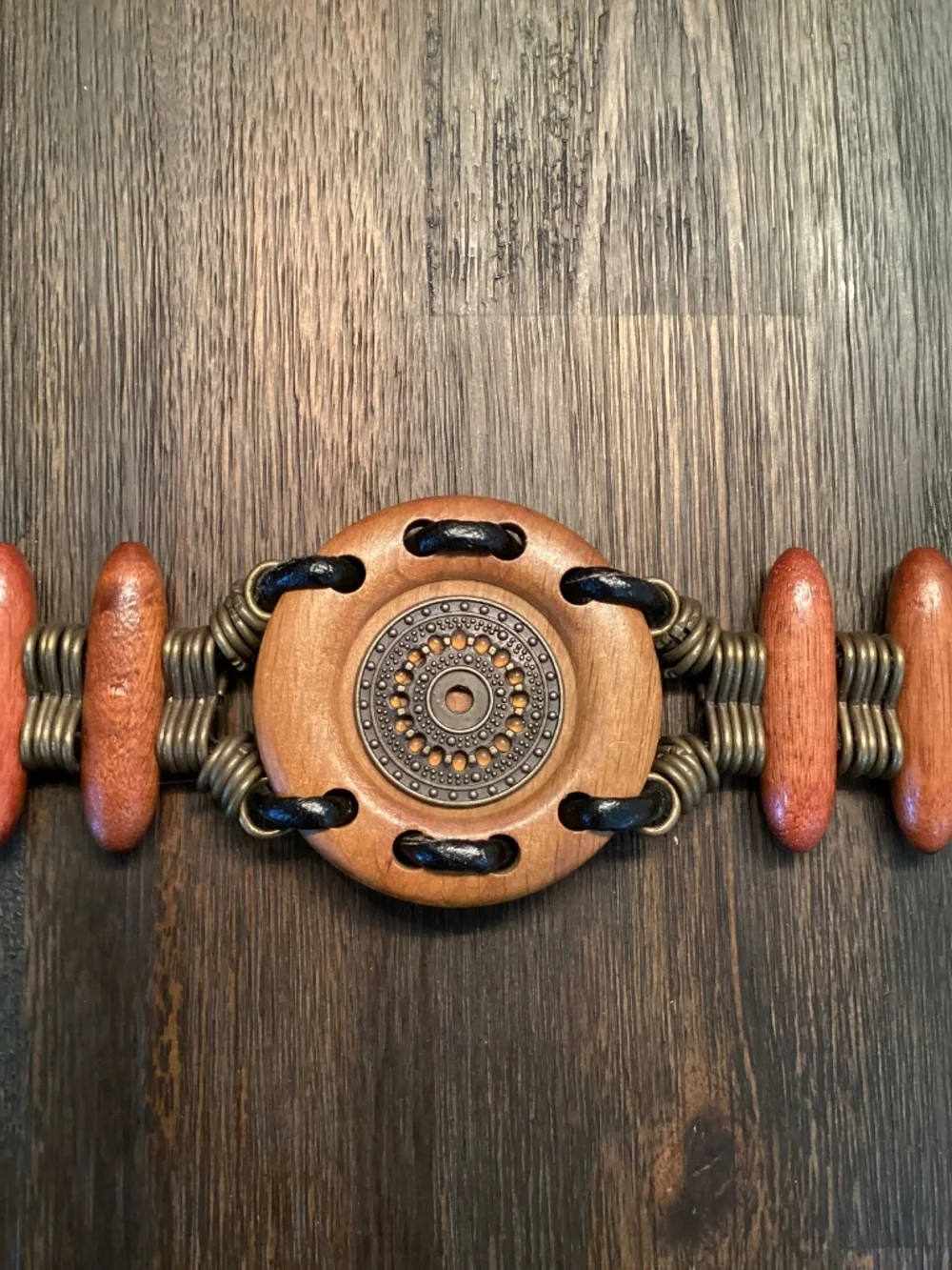 Vintage 1970s bohemian concho belt
